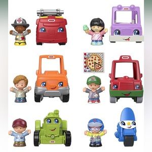 Fisher-Price Little People Friendly Neighborhood Vehicle Set (13 pieces)